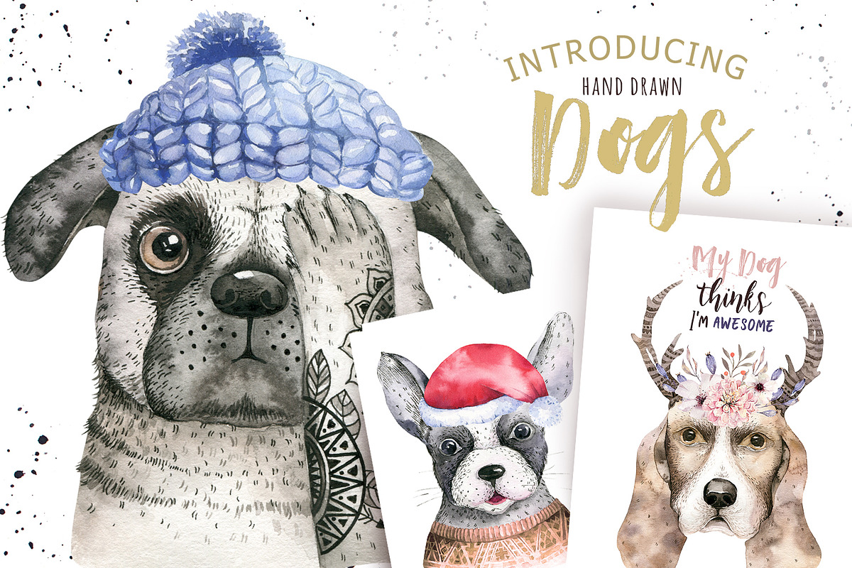 Christmas bundle!, an Animal Illustration by Peace ART (Photo 5 of 6)