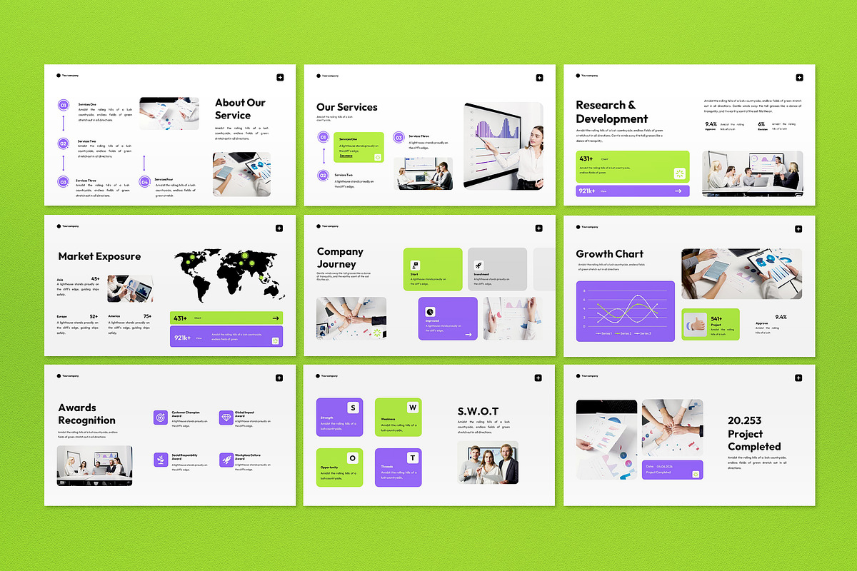 Web Design Company Presentation, a Presentation Template by graphicook (Photo 2 of 4)