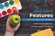 Back to School - Scene Generator, a Pens & Pencil Mockup by relineo.mock-ups (Thumbnail 2 of 4)