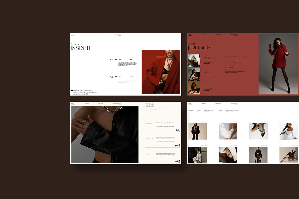 Nuxen Brand Strategy Presentation Te, a Presentation Template by Slide-Agency (Photo 4 of 11)