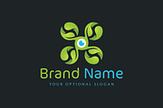Green Drone Custom Logo, a Branding & Logo Template by ARTE MIGUEL (Thumbnail 2 of 3)