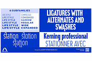 Aukim II Compressed, a Sans Serif Font by Aukimvisuel (Thumbnail 3 of 15)
