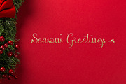 Beneath the Mistletoe, a Script Font by Kristy Hatswell (Thumbnail 11 of 11)