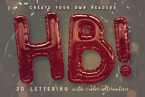 3D Lettering MegaBundle 4