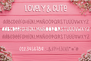 Lovely & Cute - 3 Handmade fonts!, a Font by Andrea De Oliveira (Thumbnail 4 of 6)