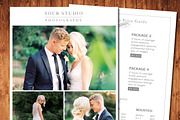 photography pricing template, a Brochure Template by DonyDesigns (Thumbnail 1 of 2)