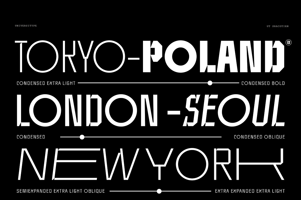 UT Sracotien - A Super Family Font, a Sans Serif Font by Universitype (Photo 2 of 17)