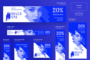 Banners Pack Dolce Spa