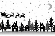 Christmas Sky Vector Collection, an Illustration by jahid234 (Thumbnail 19 of 20)