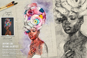 Watercolor Sketch PS Action, an Action Add-On by IndWorks Design (Thumbnail 2 of 10)