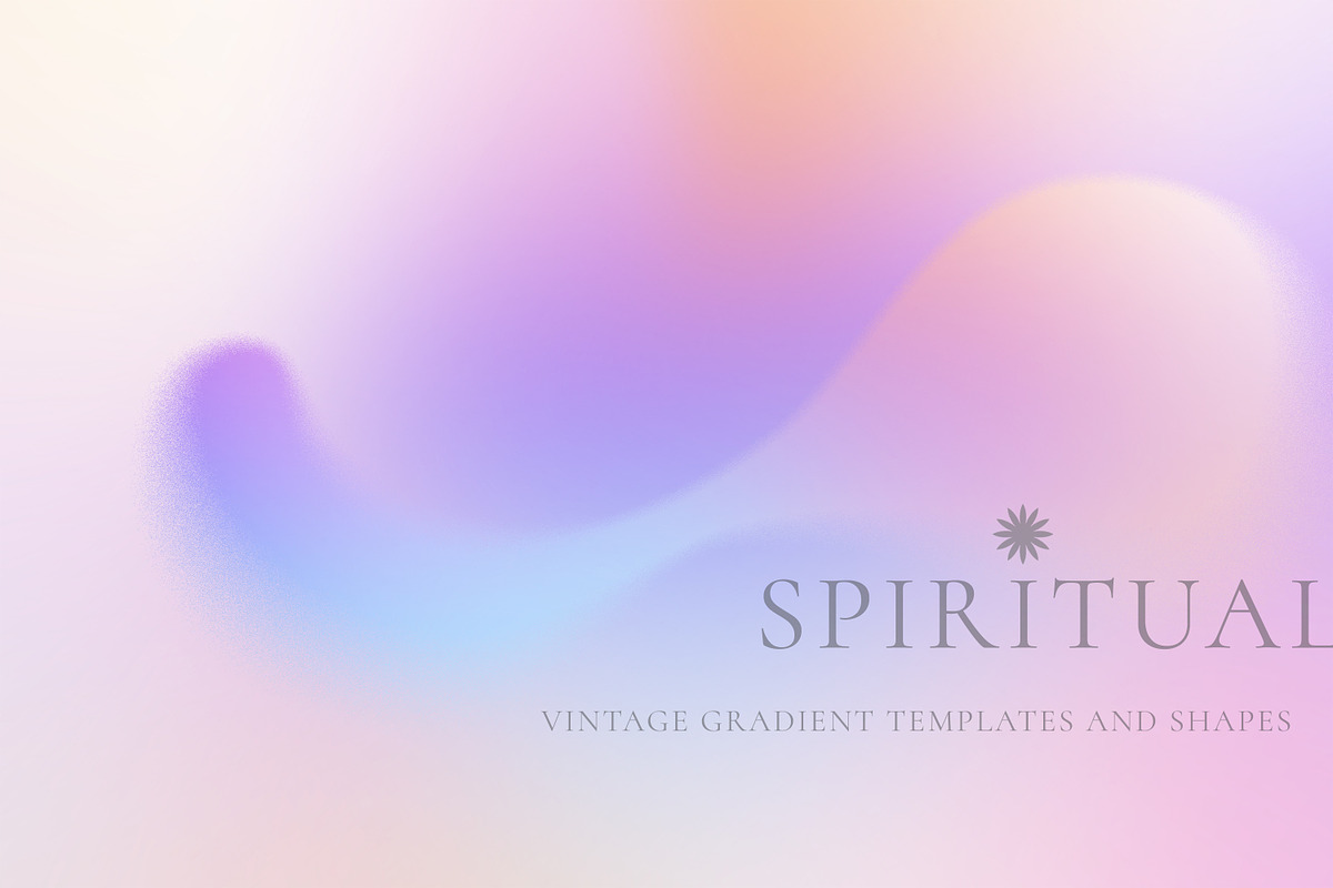 Spiritual Grainy Gradient Text, an Object Graphic by Vintage Digital Textures (Photo 13 of 15)