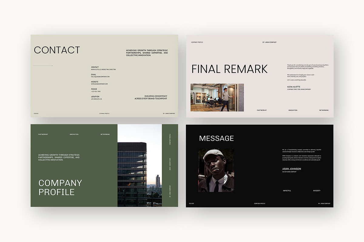 Aran : Company Profile Google Slides, a Presentation Template by Punkl Camp (Photo 9 of 16)