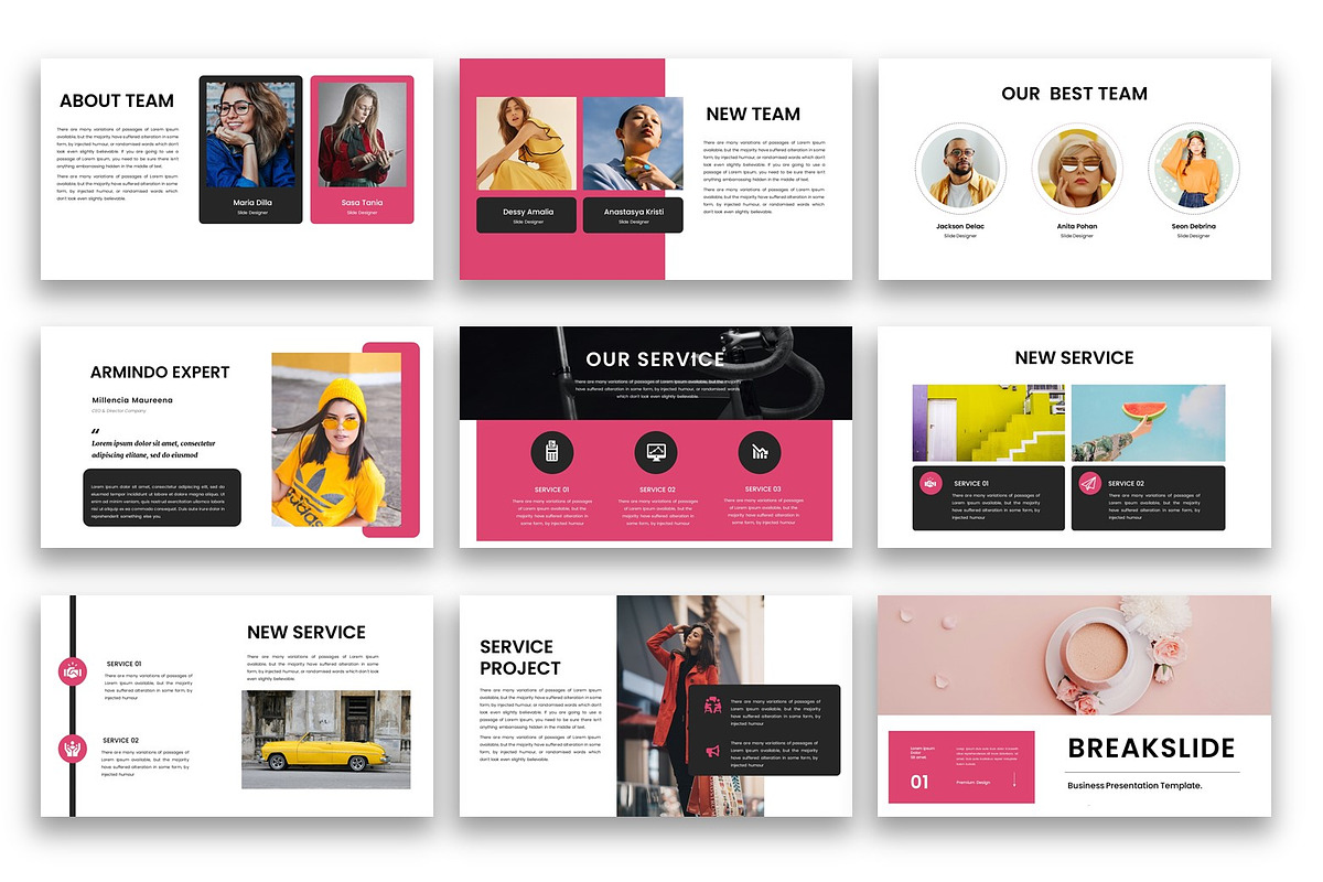 Modern Creative Keynote Template, a Presentation Template by kreatifreya (Photo 2 of 5)