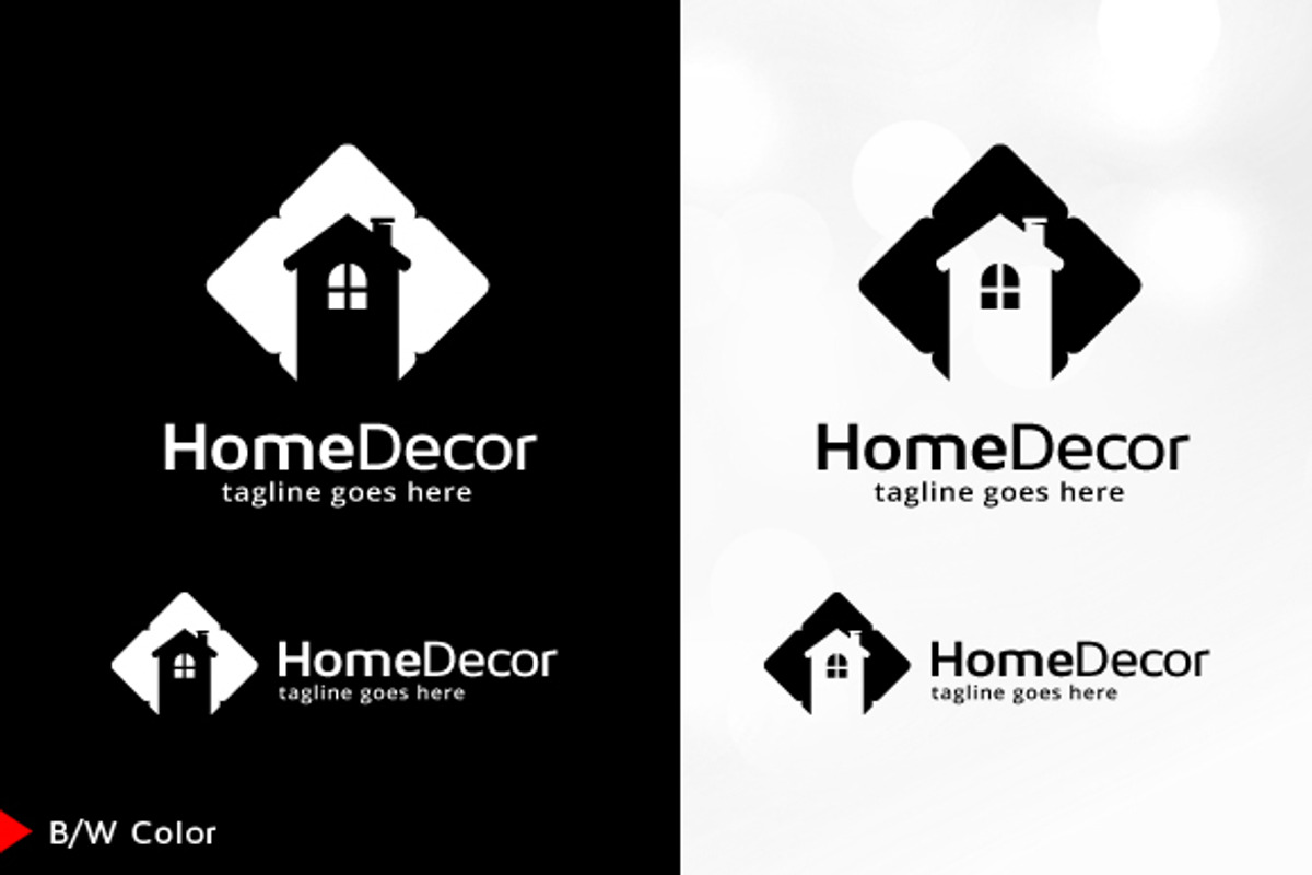 Home Decor Logo Template, a Branding & Logo Template by gunaonedesign (Photo 5 of 5)
