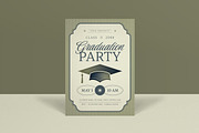 Graduation Party Invitation, an Invitation Template by graphicook (Thumbnail 1 of 3)
