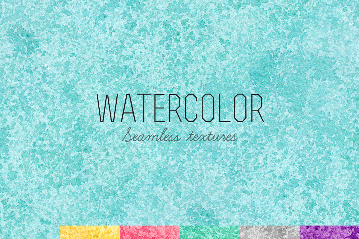 Seamless watercolor textures