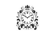 Vintage Clock Silhouette SVG Set, a Technology Illustration by Gfx Expert Team (Thumbnail 3 of 3)