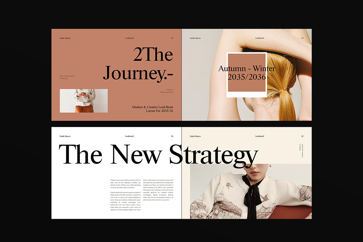 Minimalist Lookbook Landscape, a Magazine Template by DesignCrest (Photo 13 of 17)