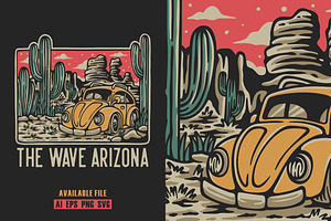 Adventure Arizona Vector