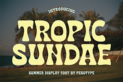 Tropic Sundae - Summer Display Font, a Sans Serif Font by Pekotype (Thumbnail 1 of 15)