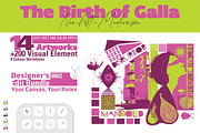 Birth Of Galla - Neopost Modernism, a Person Illustration by ODO Visual Shop (Thumbnail 1 of 12)