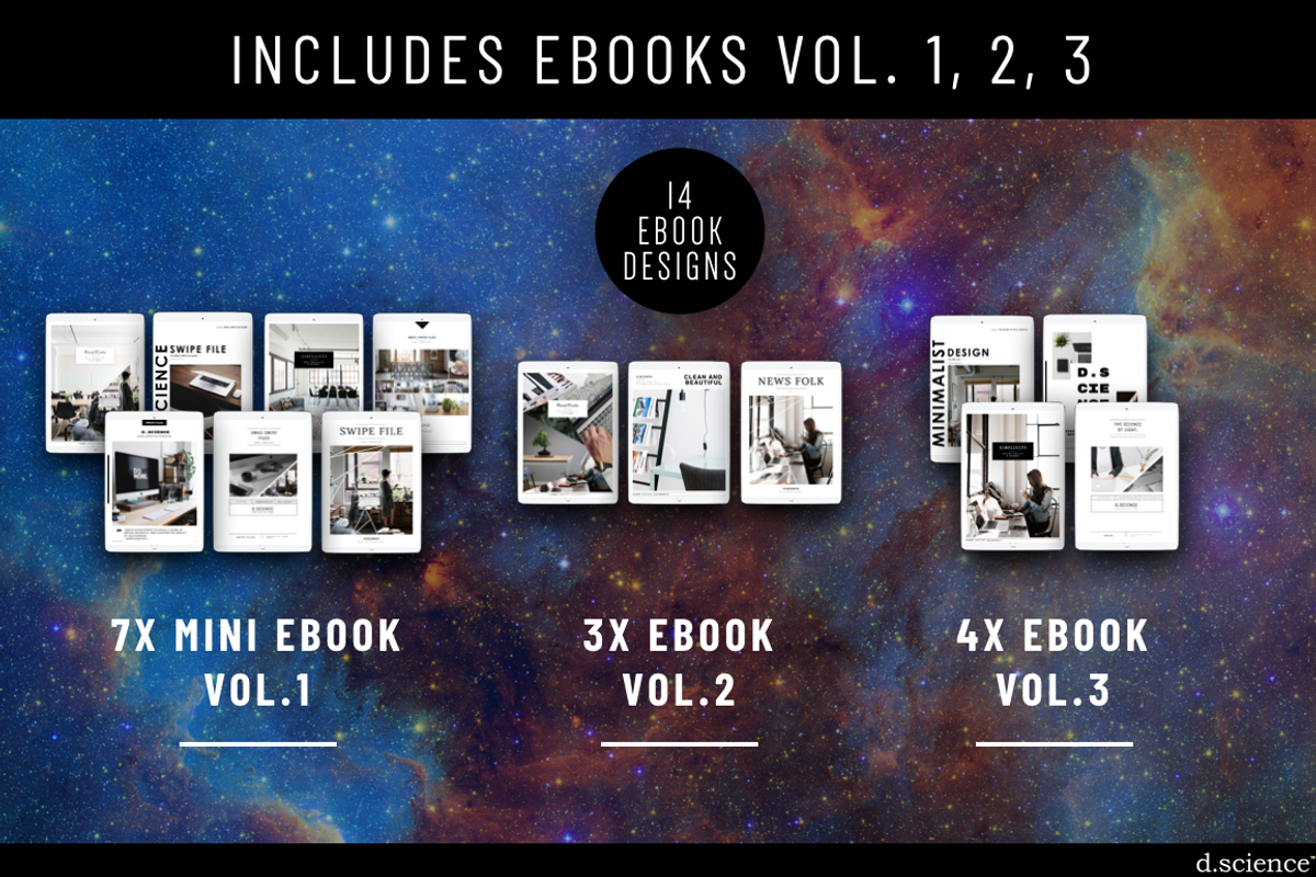 14 Ebook Super Bundle | 90% OFF!, a Magazine Template by Template Monkey @dscience (Photo 3 of 26)