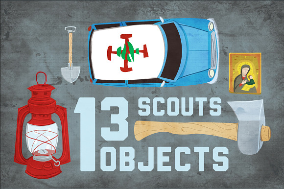 Scouts Objects preview 3