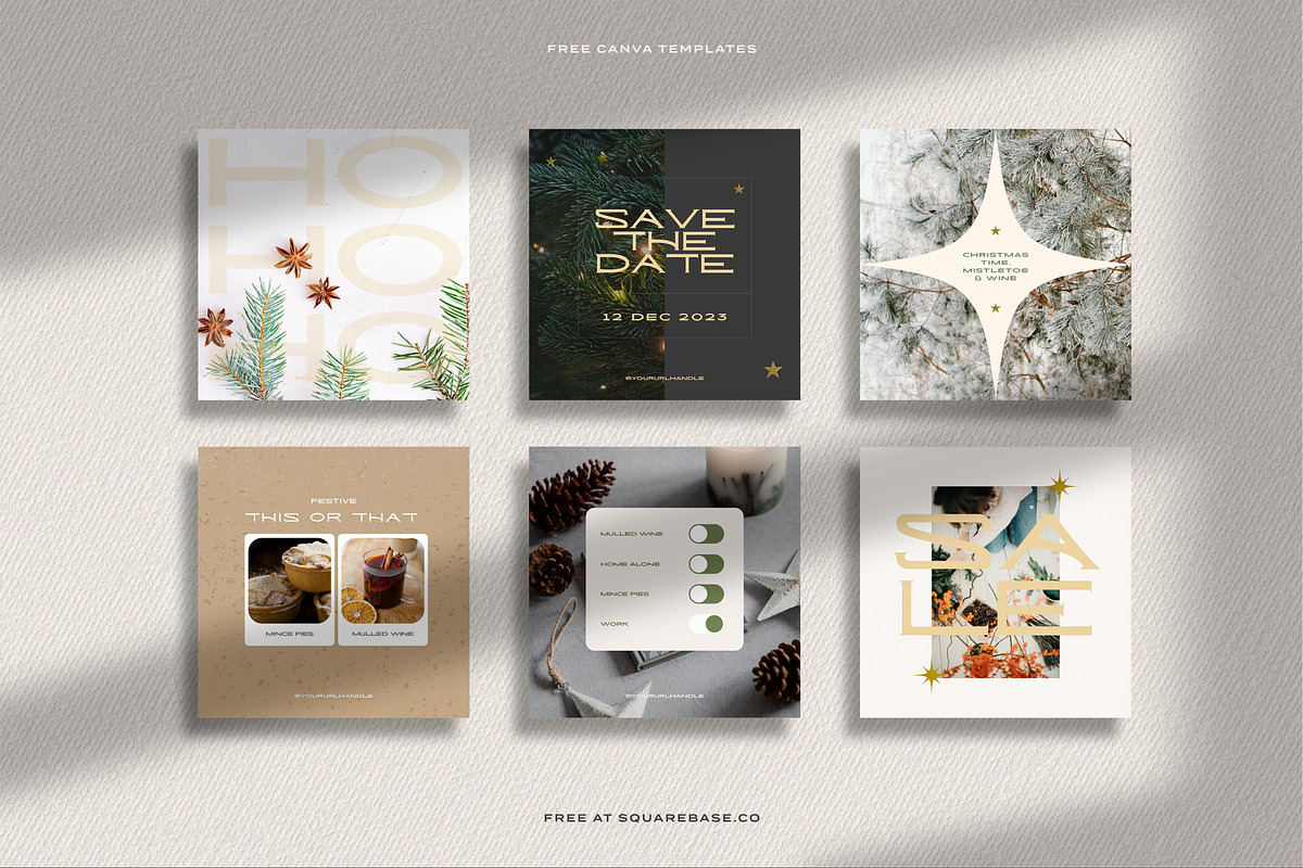Christmas Canva Templates, a Social Media Template by Squarebase Templates (Photo 3 of 5)
