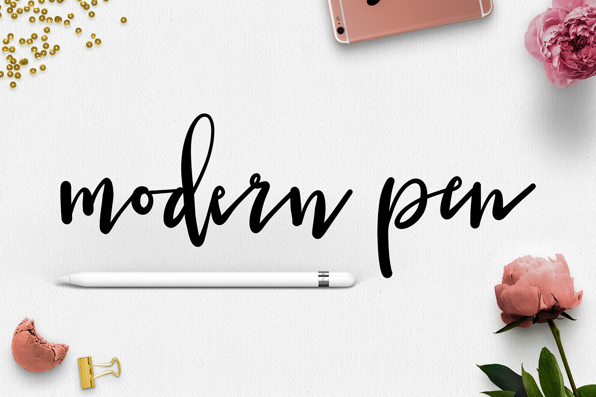 Procreate Lettering Brushes + Bonus, a Brush Add-On by AJ Brushes (Photo 3 of 23)