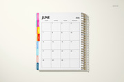 Weekly & Monthly Planner Mockup Set, a Merchandise Mockup by creatsy5 (Thumbnail 8 of 12)