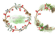 Christmas Florals&Birds, an Illustration by PS_patterns (Thumbnail 4 of 5)
