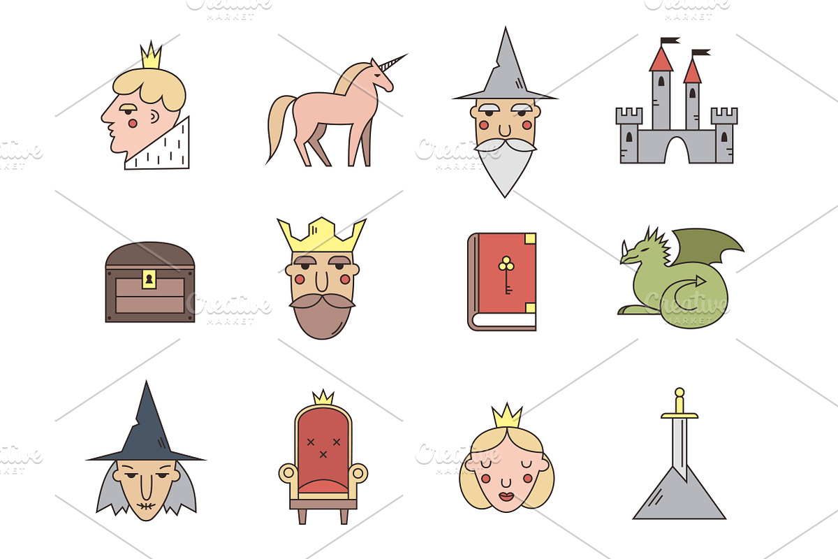 Fairy Tale Icons preview 2