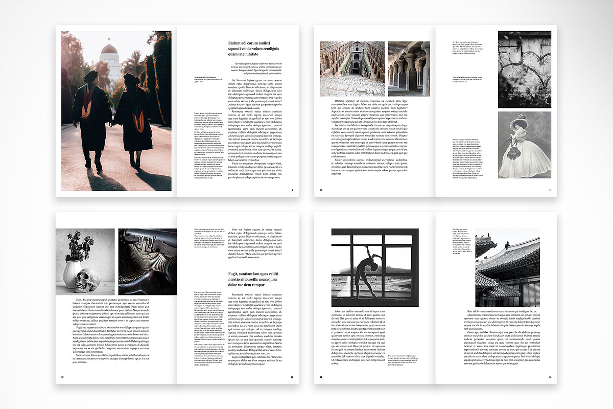Heritage Magazine Template preview 3