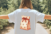 Peach Colored Christmas Clipart, an Illustration by CrexoraLab (Thumbnail 5 of 5)