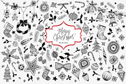 Textured Christmas boundle, a Decorative Illustration by AnastasiaFears (Thumbnail 1 of 6)