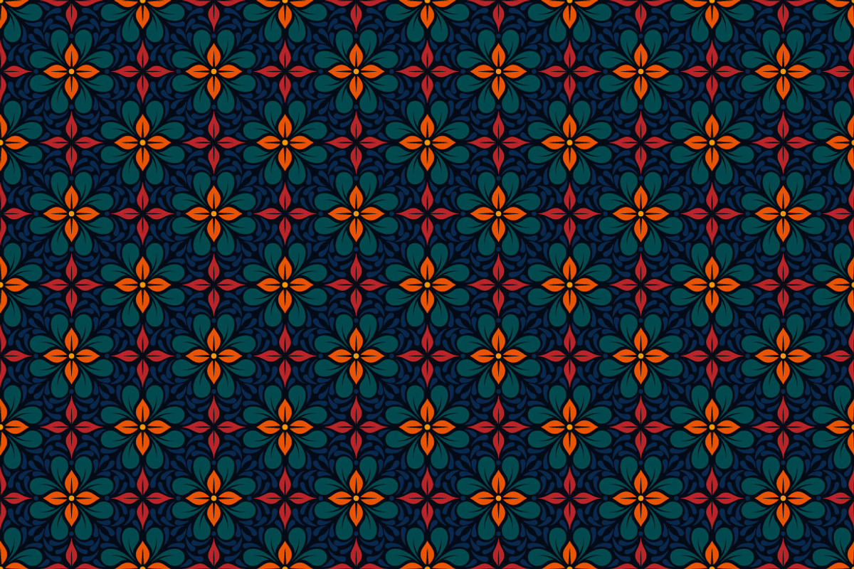 Flowers Decorative Seamless Pattern, a Pattern Graphic by Mightyfire