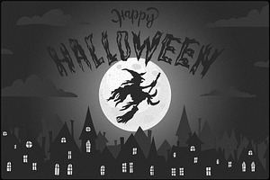 Halloween Retro Cartoon Collection