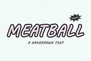 Meatball Font, a Handwritten Font by Balpirick Studio (Thumbnail 1 of 4)