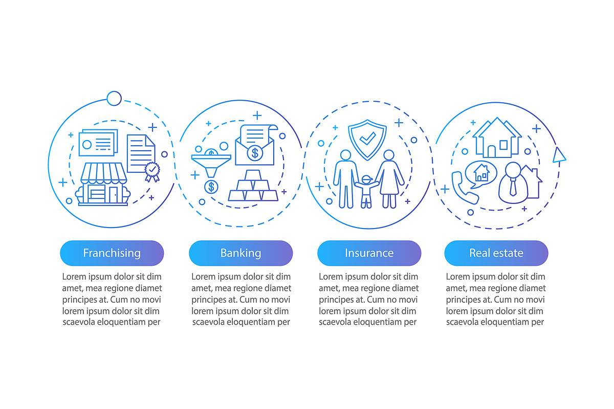 Insurance vector infographic, a Templates & Theme by IMG Visuals