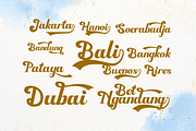 Retroverso Cursive Vintage Typeface, a Script Font by Anomali Creatype (Thumbnail 6 of 10)