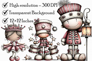 Whimsical Christmas Nutcracker Clipa, an Illustration by Libby Wishes (Thumbnail 6 of 7)