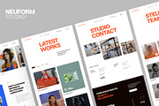 Figma UI template for Digital Agency, an UI Kit Template by neuwebz (Thumbnail 2 of 7)
