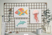 Deep Blue Illustrations #2, an Animal Illustration by GVGraphics (Thumbnail 3 of 12)
