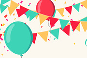 Celebration Party Background, a Decorative Illustration by Black White Mouse Design (Thumbnail 3 of 3)