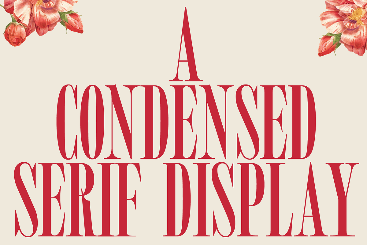 MTC Tailrose - A Quirk Serif Font, a Serif Font by Martype (Photo 2 of 12)