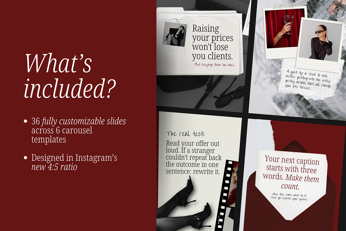 Seamless Scrapbook Carousels | Canva, a Social Media Template by LRG Designs (Photo 4 of 4)