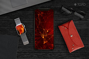 20 Red Abstract Backgrounds, a Technology Illustration by RDShop (Thumbnail 3 of 8)