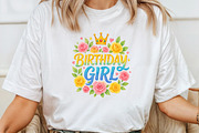 Birthday Girl PNG Floral Birthday PN, an Illustration by DreamArtGraphic (Thumbnail 2 of 4)