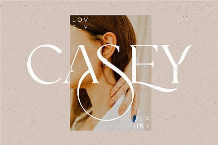 Casey - Luxury Editorial Typeface