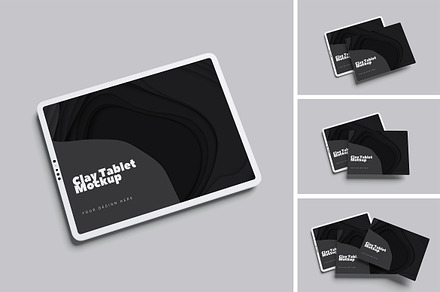 Tablet Clay Mockup, an iPad Mockup by Twins_studio
